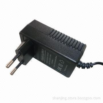 24W LED Power Supply, European Switching Plug Adapter, Used for LED Lights and LED Screen